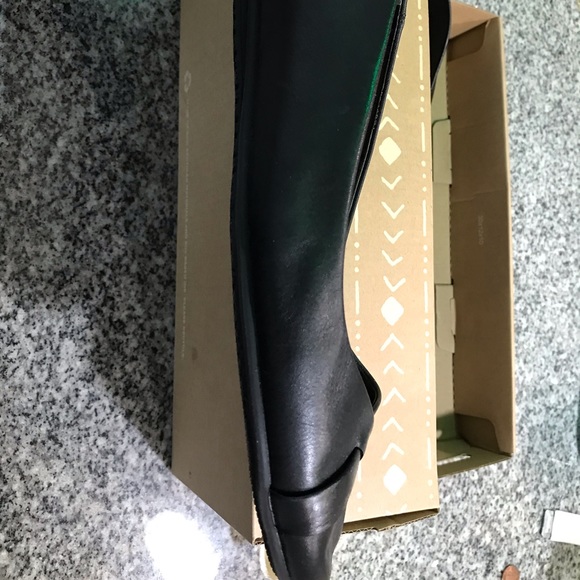 Zodiac ballet flats soft black leather size 11 - Picture 4 of 7